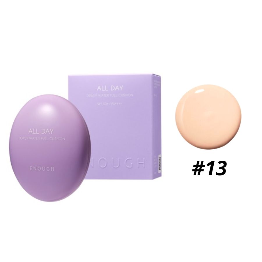 PHẤN NƯỚC 2 LÕI ENOUGH ALL DAY DEWEY WATER FULL CUSHION 12G+12G