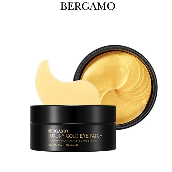 ĐẮP MẮT BERGAMO LUXURY GOLD HYDROGEL EYE PATCH (60PCS) 90G
