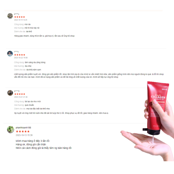 TẨY DA CHẾT COLLAGEN SĂN CHẮC BERGAMO TRIPLE COLLAGEN FIRMING PEELING GEL 150ML