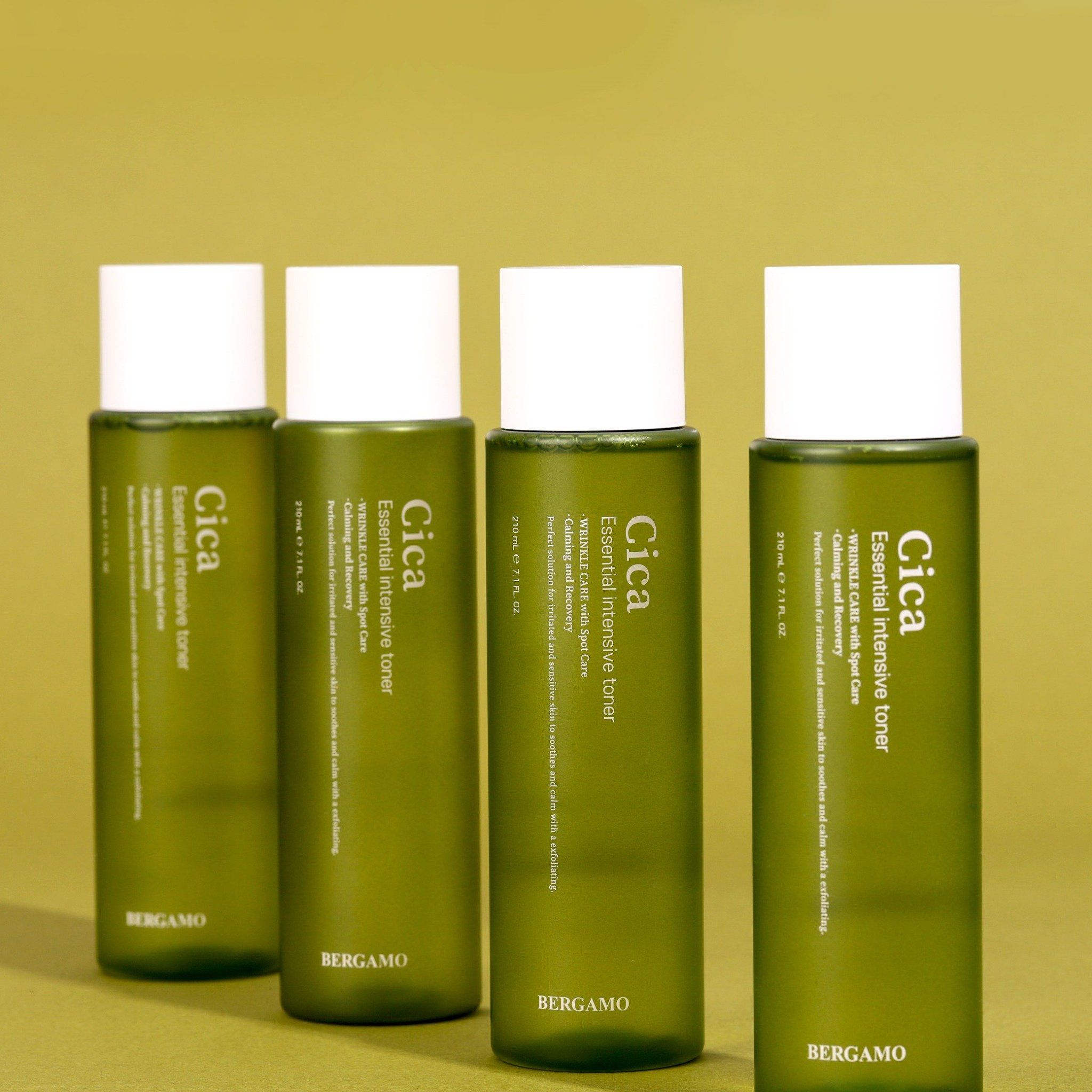 TONER RAU MÁ BERGAMO CICA ESSENTIAL INTENSIVE TONER 210ML