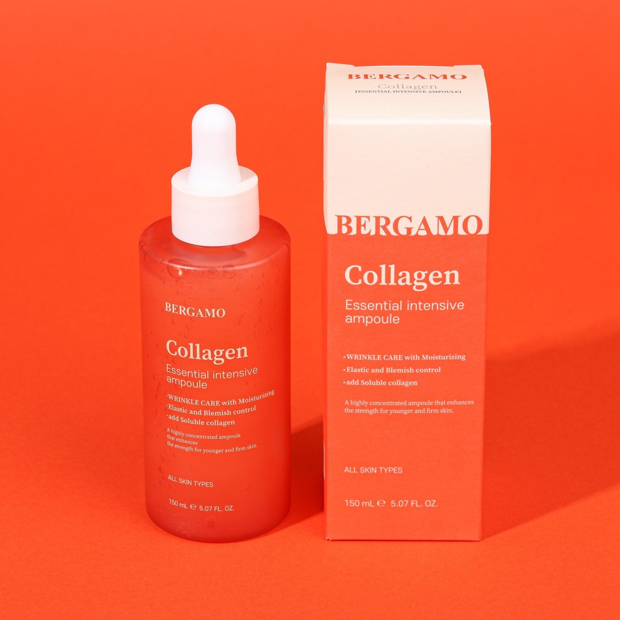 SERUM COLLAGEN CĂNG BÓNG BERGAMO COLLAGEN ESSENTIAL INTENSIVE AMPOULE 150ML
