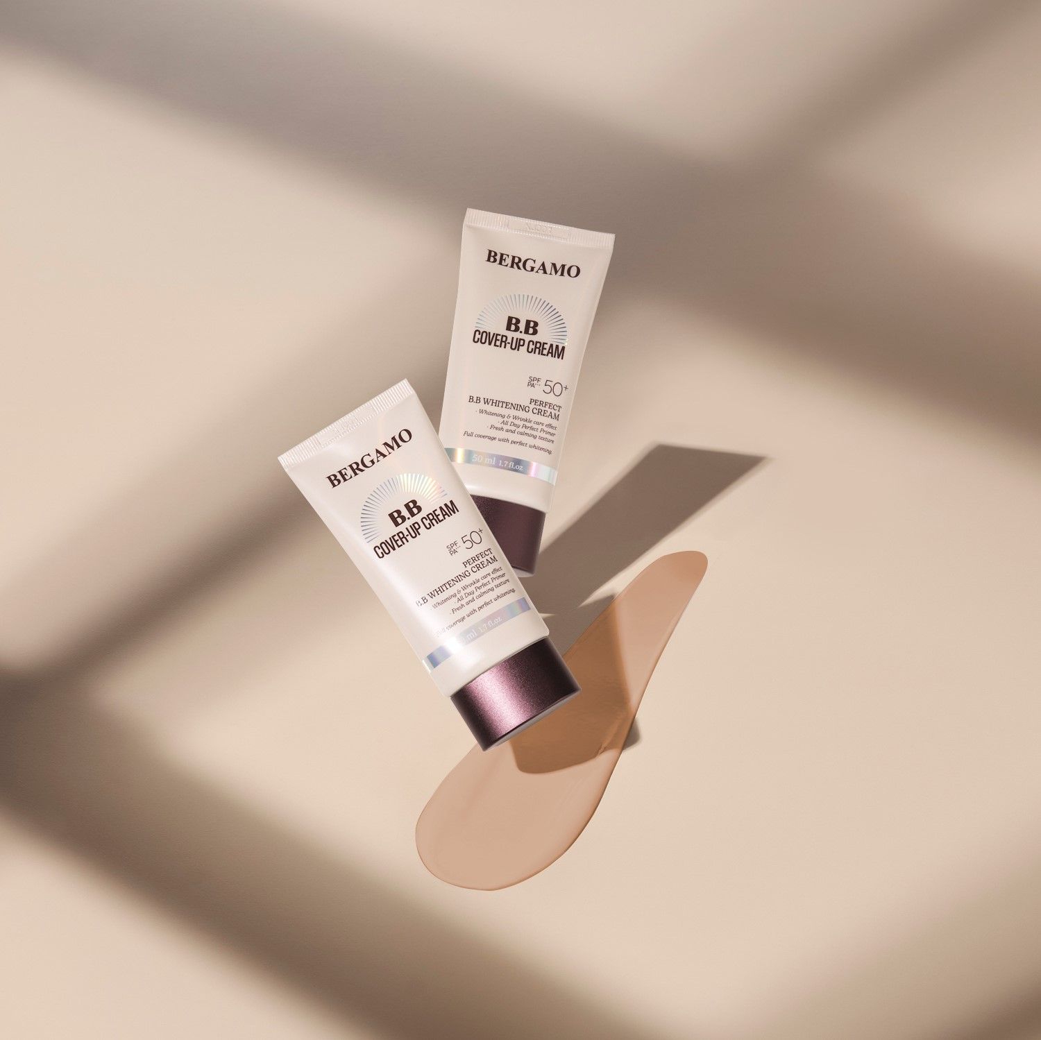 KEM NỀN CHE KHUYẾT ĐIỂM BERGAMO PERFECT BB COVER-UP CREAM SPF 50+PA+++ 50ML