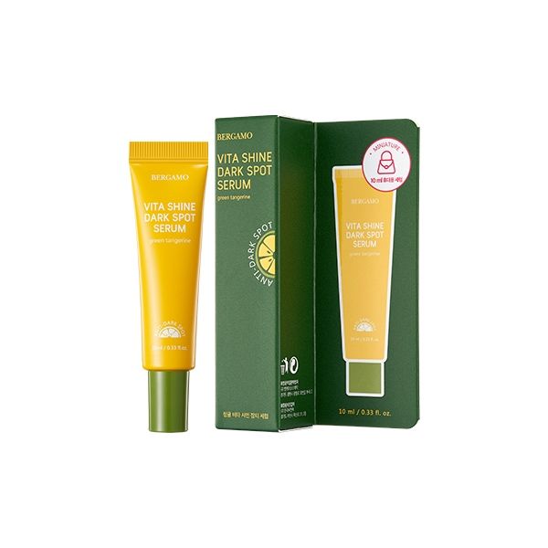 SERUM QUÝT XANH SÁNG DA MỜ THÂM NÁM BERGAMO GREEN TANGERINE VITA SHINE DARK SPOT SERUM 10ML