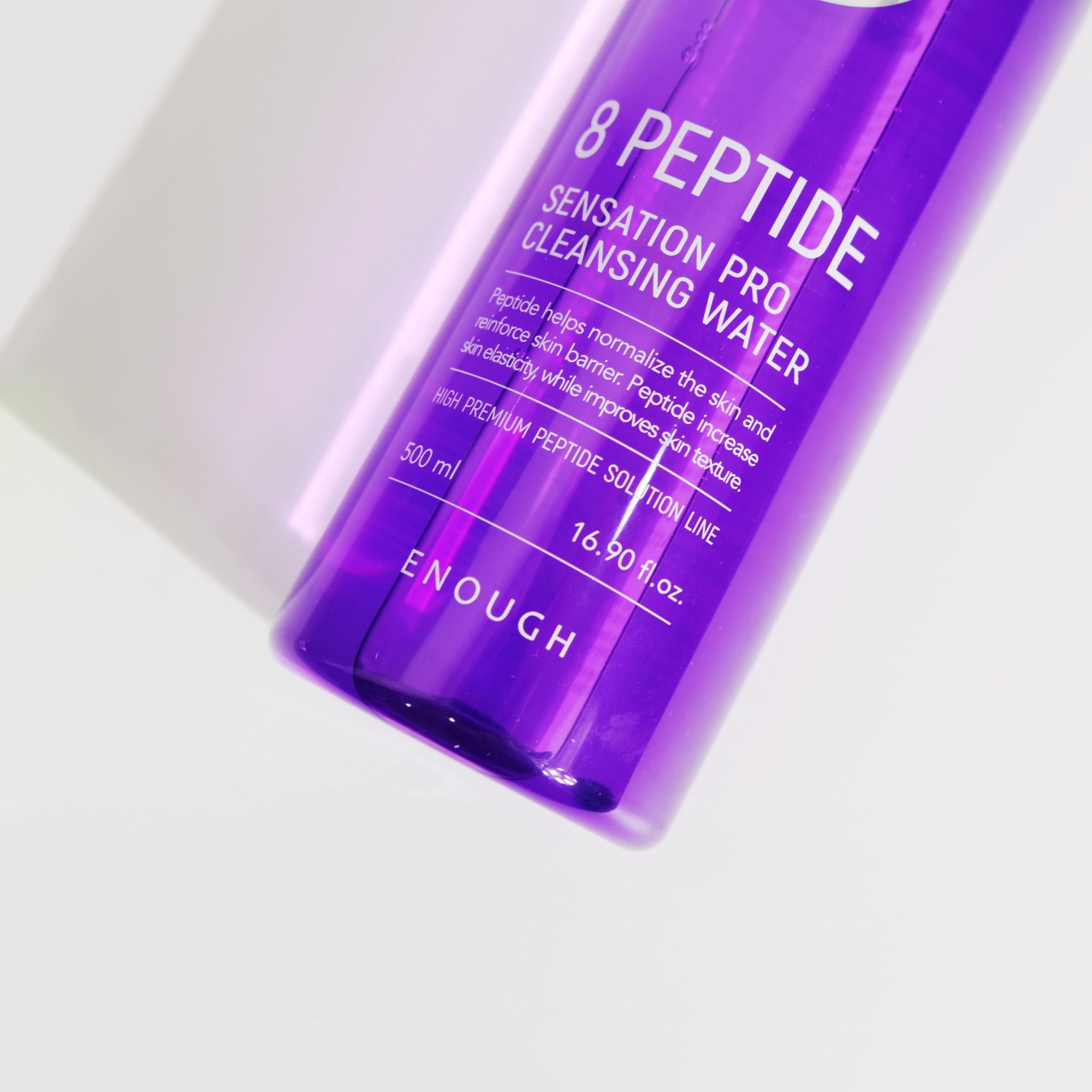 NƯỚC TẨY TRANG PEPTIDE CAO CẤP ENOUGH 8 PEPTIDE SENSATION PRO CLEANSING WATER 500ML