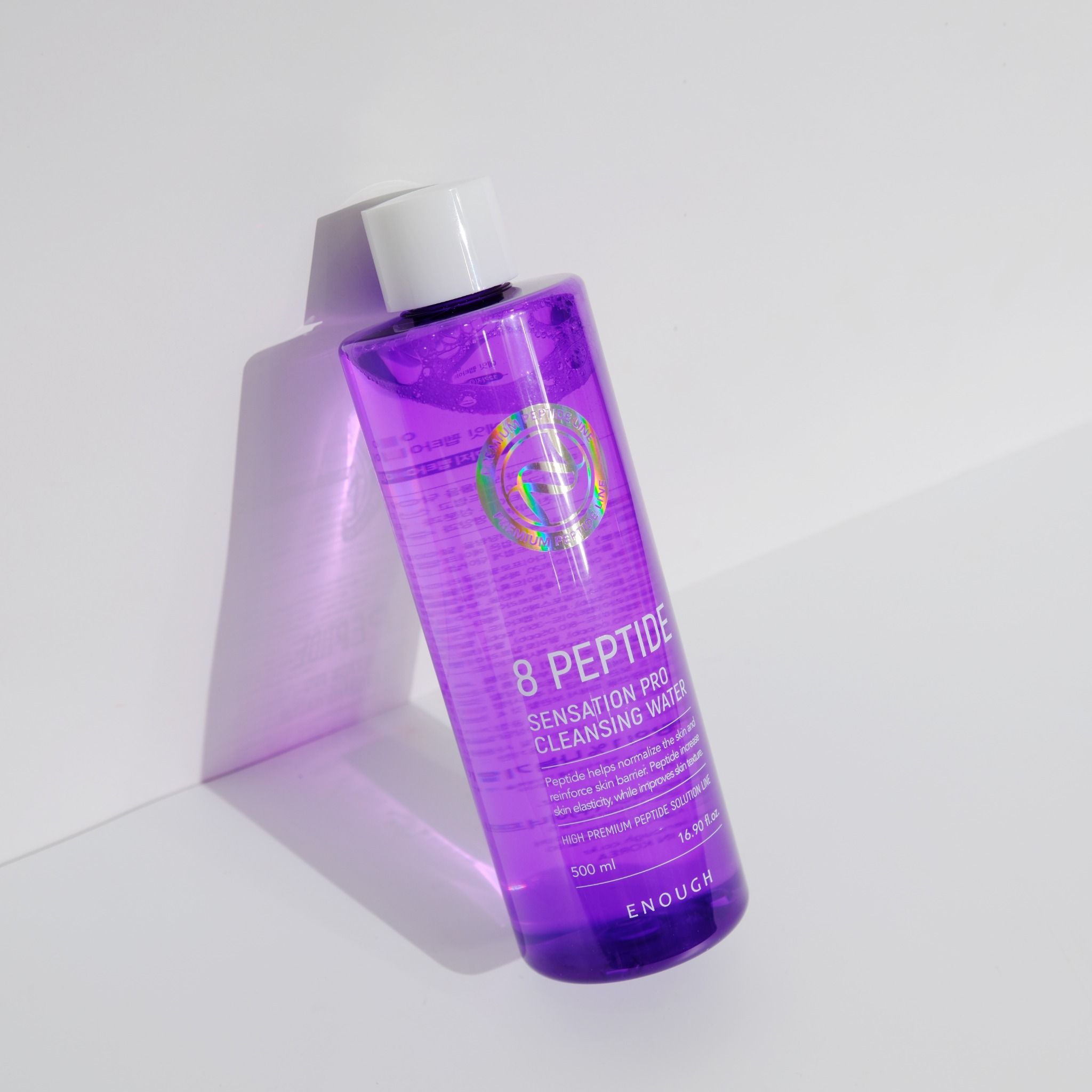 NƯỚC TẨY TRANG PEPTIDE CAO CẤP ENOUGH 8 PEPTIDE SENSATION PRO CLEANSING WATER 500ML