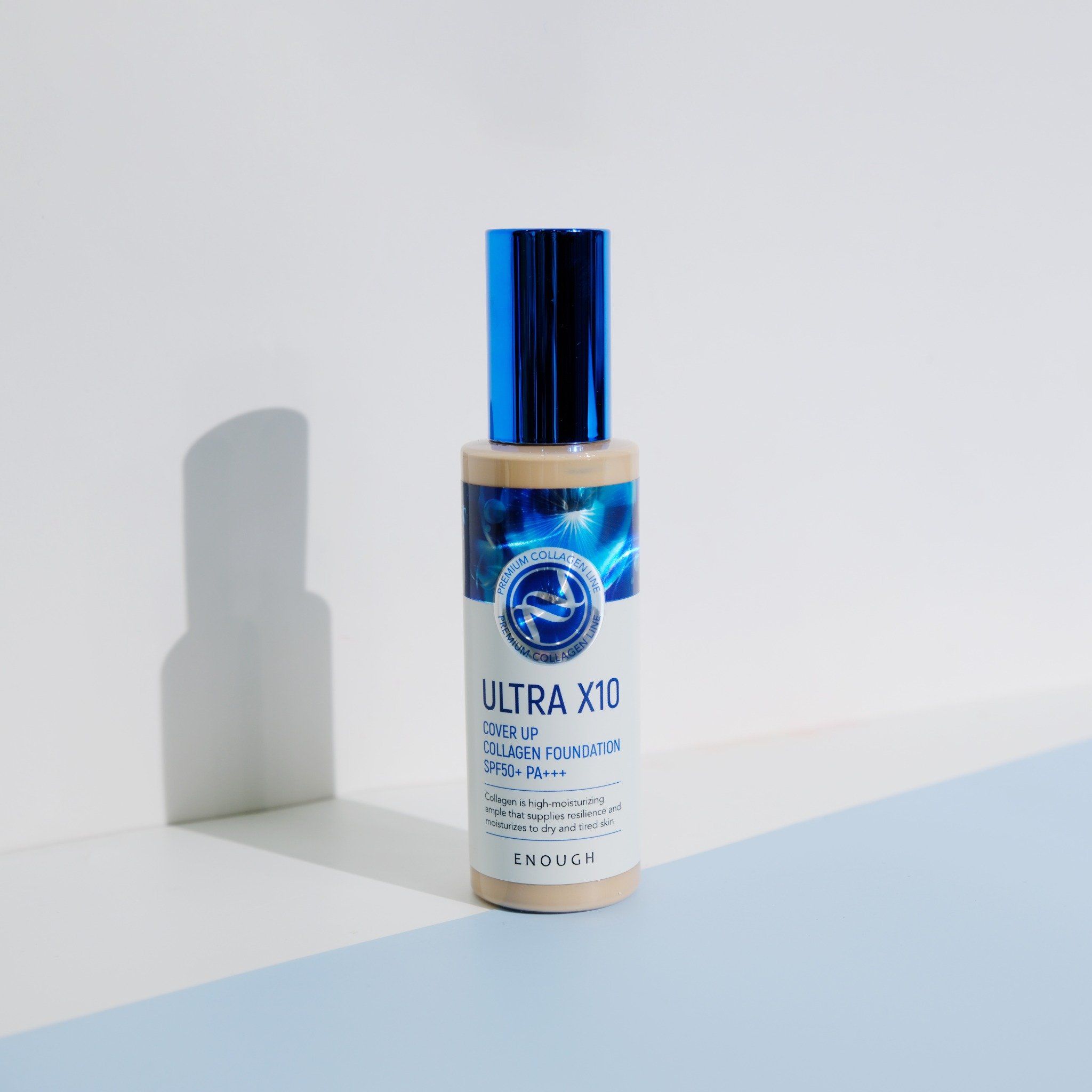 KEM NỀN COLLAGEN X10 CAO CẤP ENOUGH PREMIUM ULTRA X10 COVER UP COLLAGEN FOUNDATION 100ML
