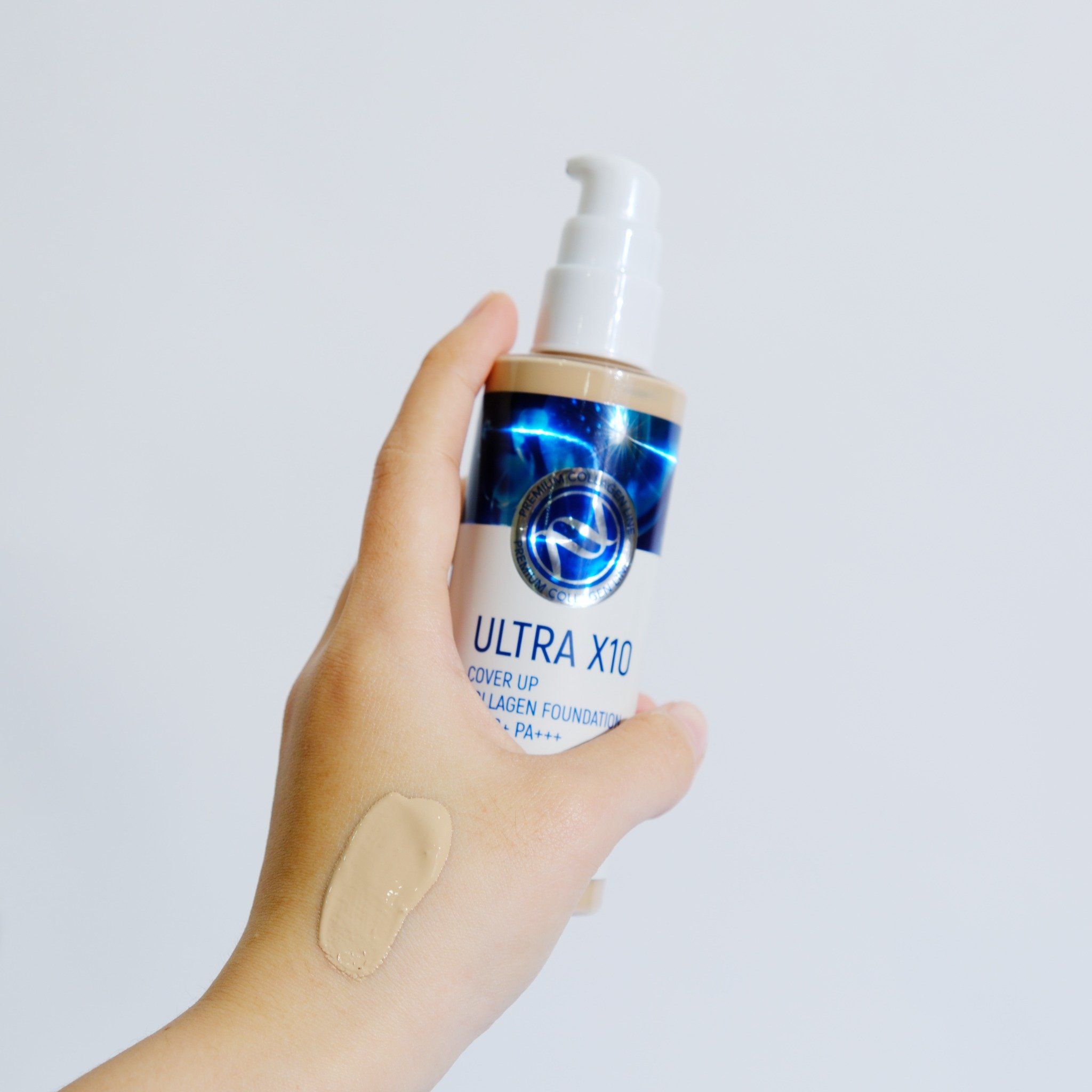 KEM NỀN COLLAGEN X10 CAO CẤP ENOUGH PREMIUM ULTRA X10 COVER UP COLLAGEN FOUNDATION 100ML