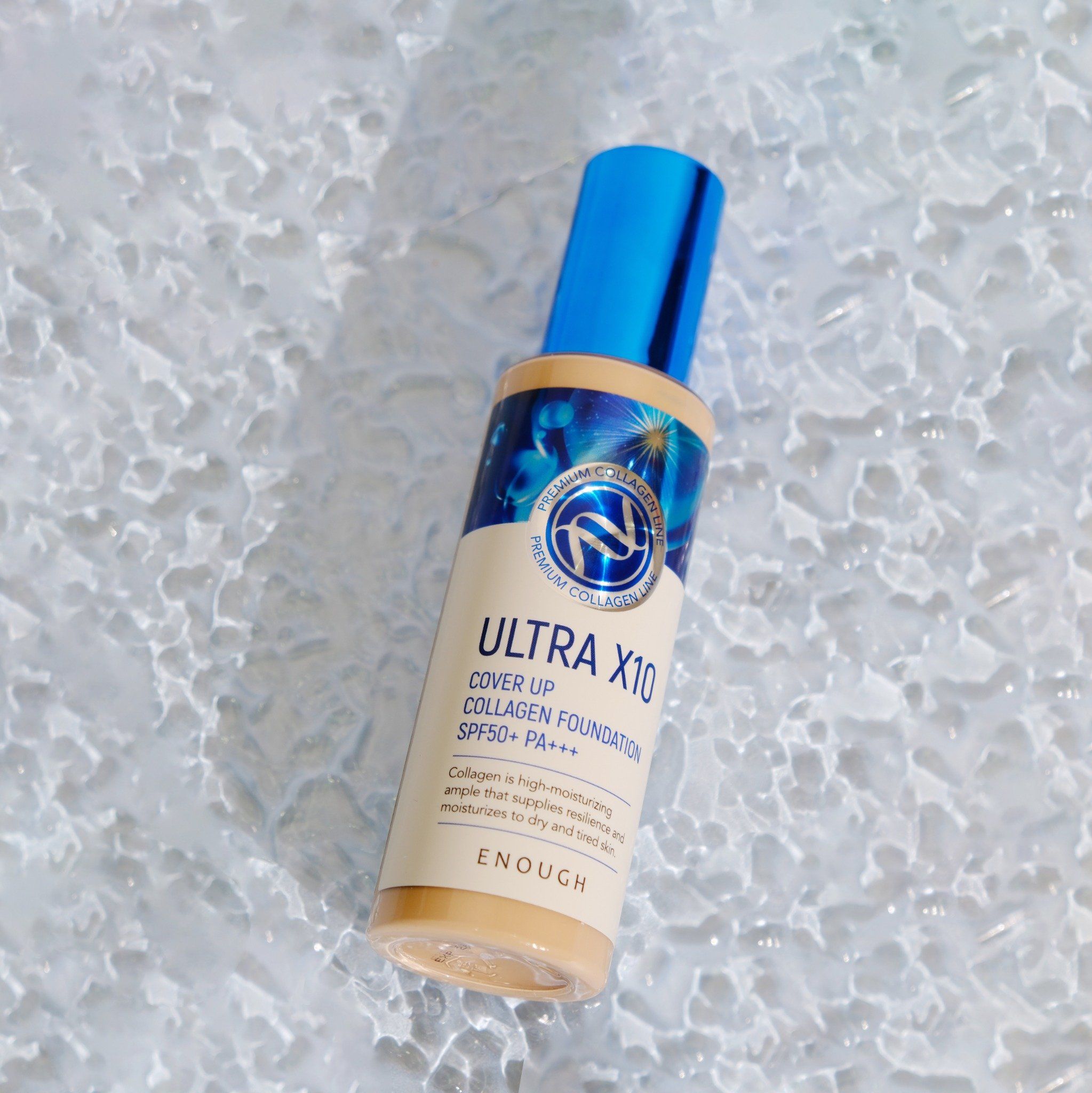 KEM NỀN COLLAGEN X10 CAO CẤP ENOUGH PREMIUM ULTRA X10 COVER UP COLLAGEN FOUNDATION 100ML