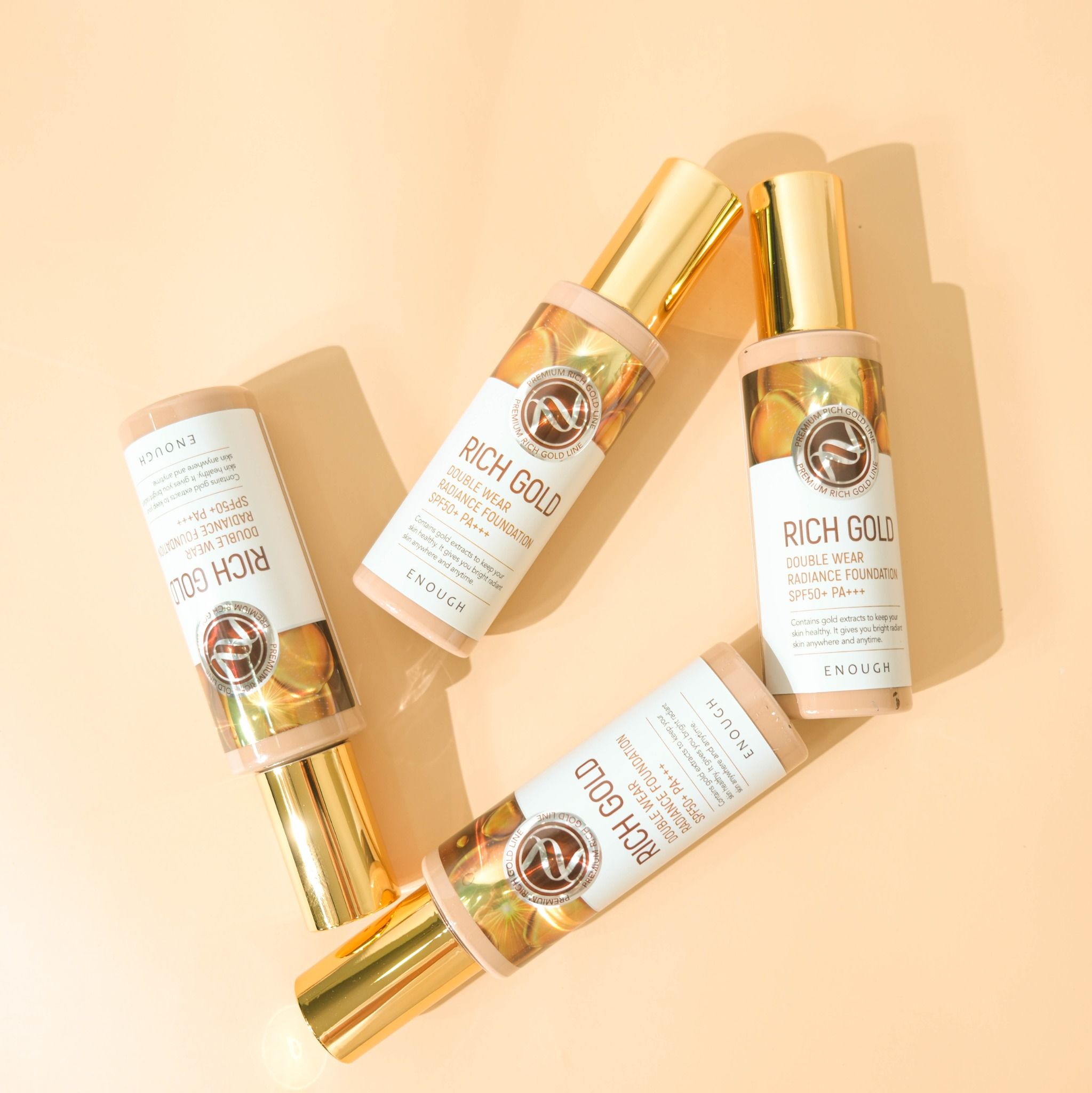 KEM NỀN VÀNG CAO CẤP ENOUGH PREMIUM RICH GOLD DOUBLE WEAR RADIANCE FOUNDATION 100ML