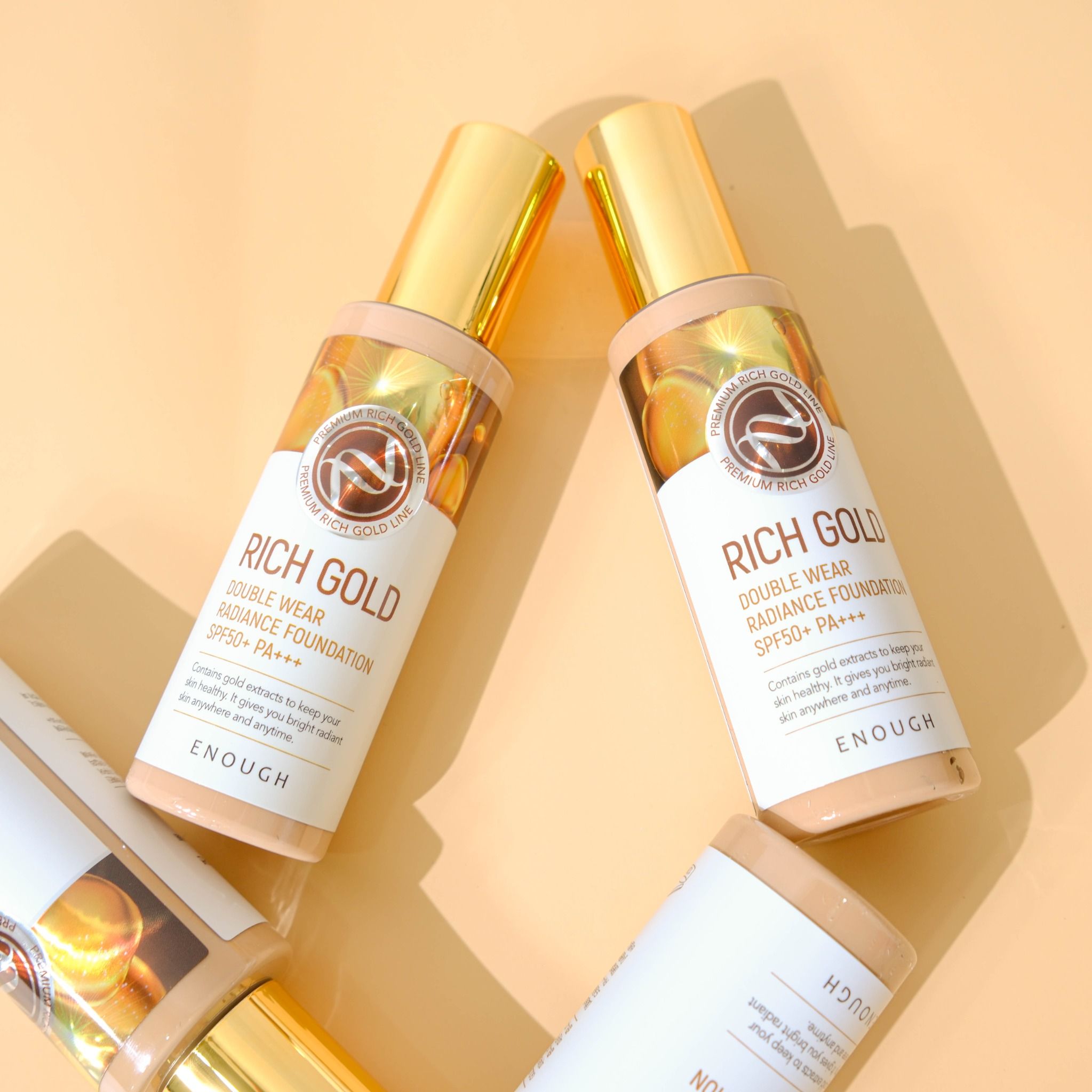 KEM NỀN VÀNG CAO CẤP ENOUGH PREMIUM RICH GOLD DOUBLE WEAR RADIANCE FOUNDATION 100ML