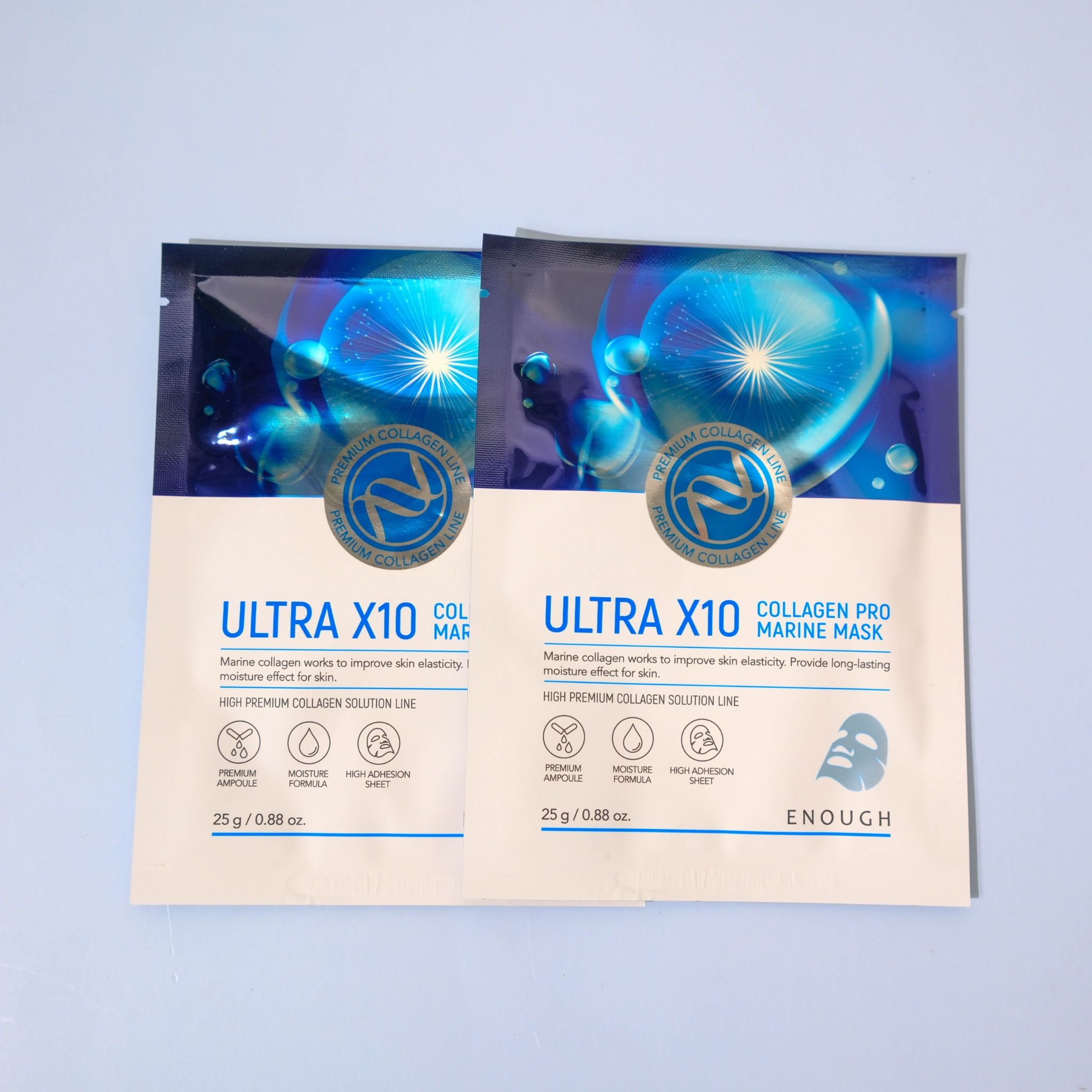 MẶT NẠ COLLAGEN CAO CẤP ENOUGH ULTRA X10 COLLAGEN PRO MARINE MASK ( HỘP 10 MIẾNG)