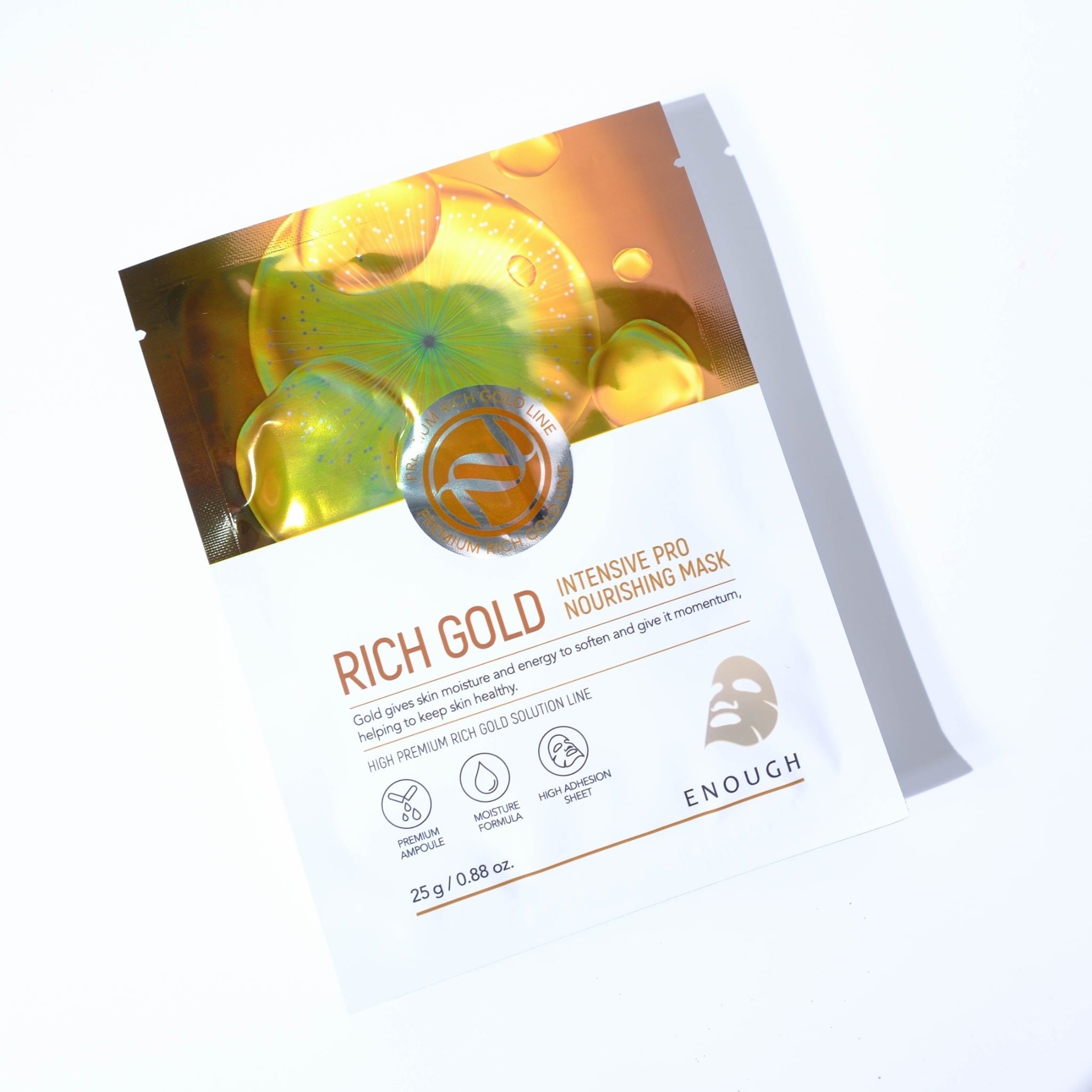 MẶT NẠ VÀNG CAO CẤP ENOUGH RICH GOLD INTENSIVE PRO NOURISHING MASK (HỘP 10 MIẾNG)