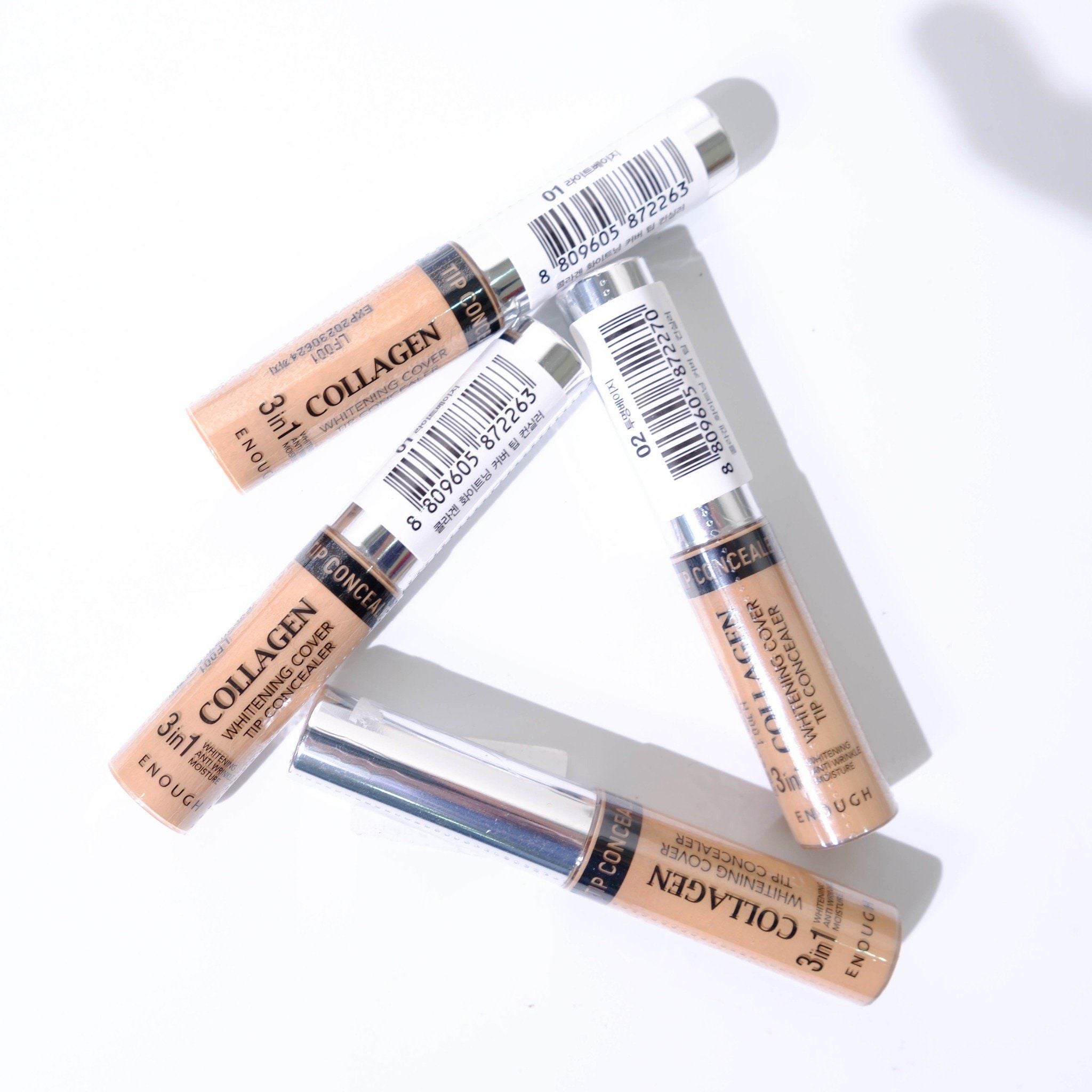 THANH CHE KHUYẾT ĐIỂM LÀM SÁNG DA COLLAGEN 3IN1 ENOUGH COLLAGEN WHITENING COVER TIP CONCEALER