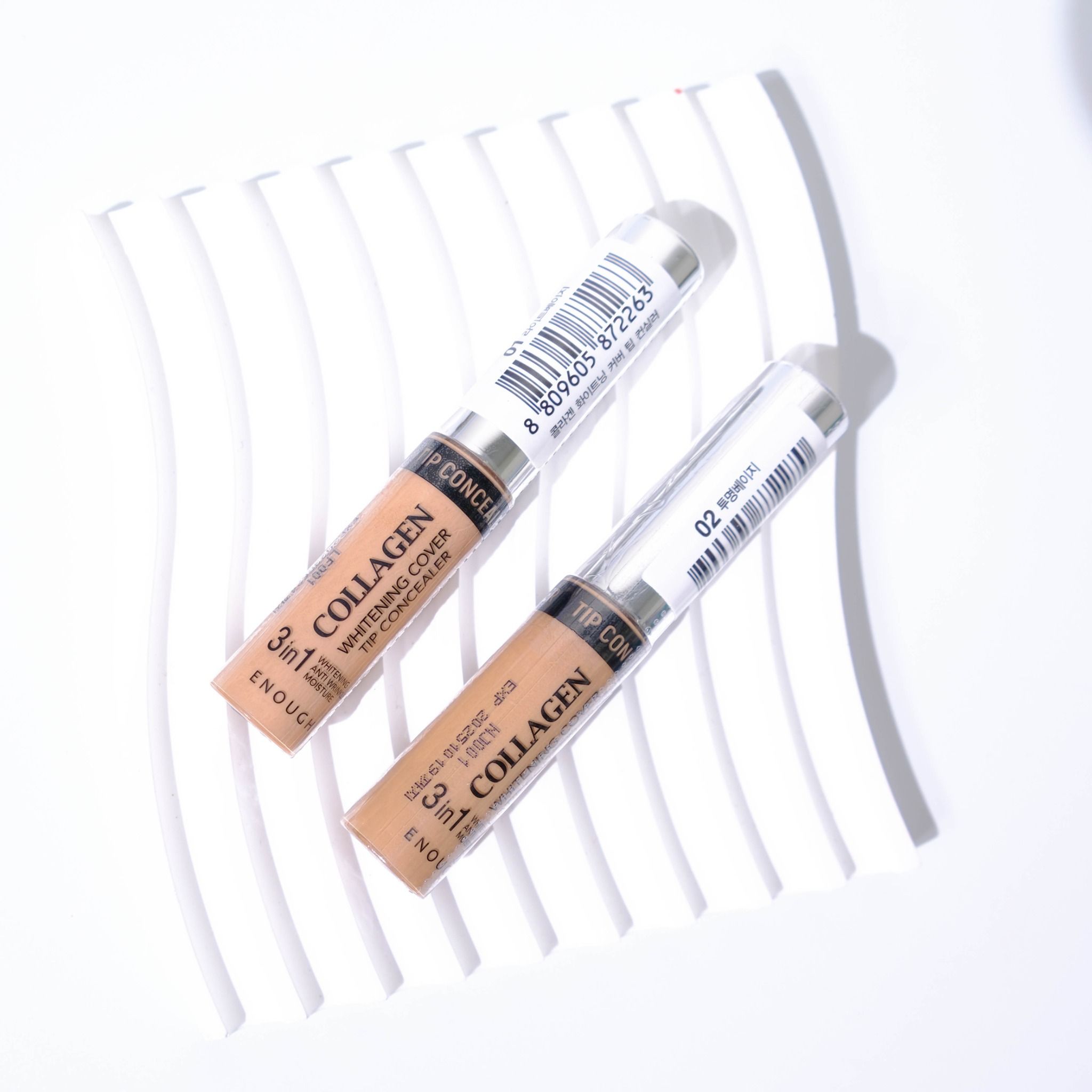 THANH CHE KHUYẾT ĐIỂM LÀM SÁNG DA COLLAGEN 3IN1 ENOUGH COLLAGEN WHITENING COVER TIP CONCEALER