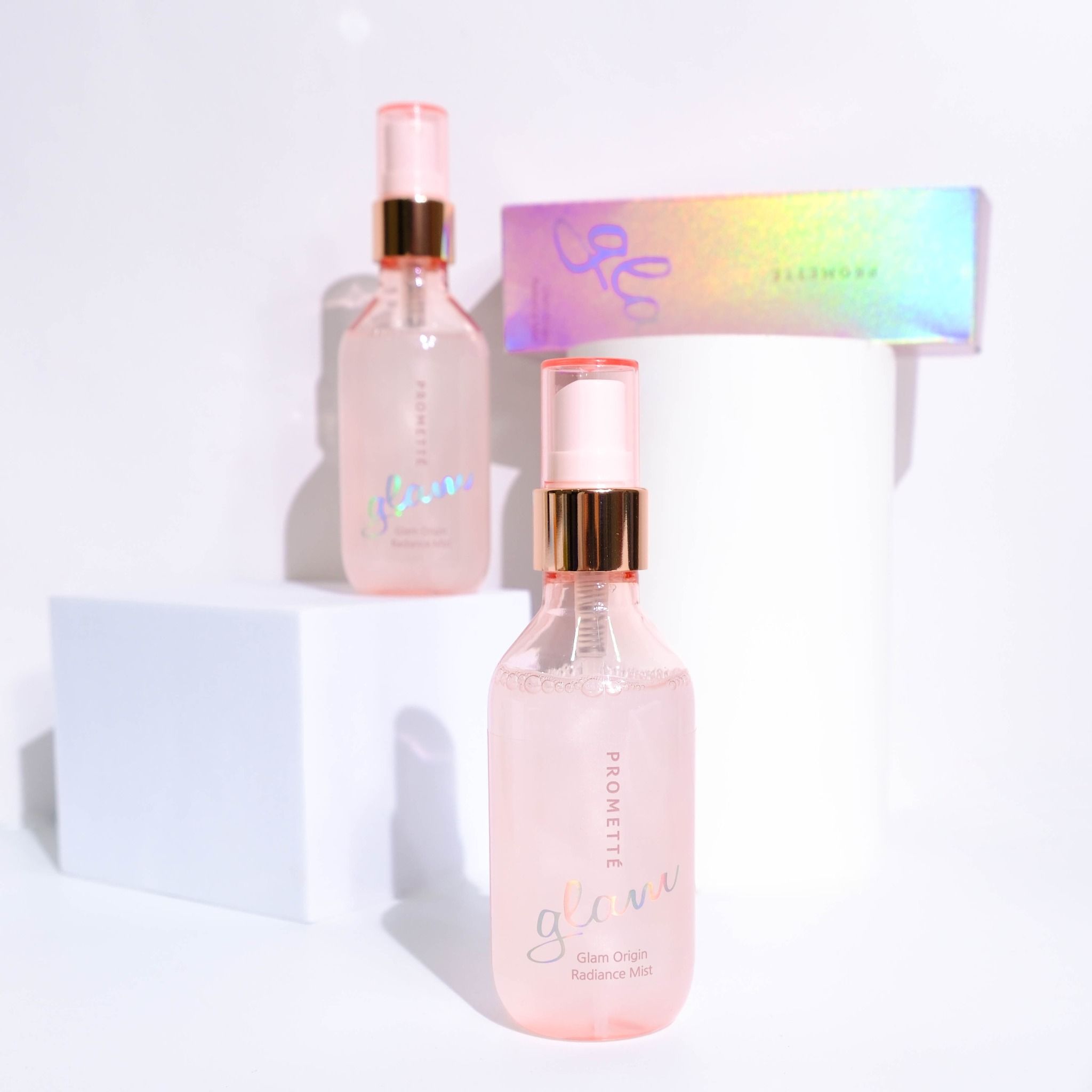 XỊT KHOÁNG NHŨ BẮT SÁNG GLAM ENOUGH PROMETTE GLAM ORIGIN RADIANCE MIST 100ML