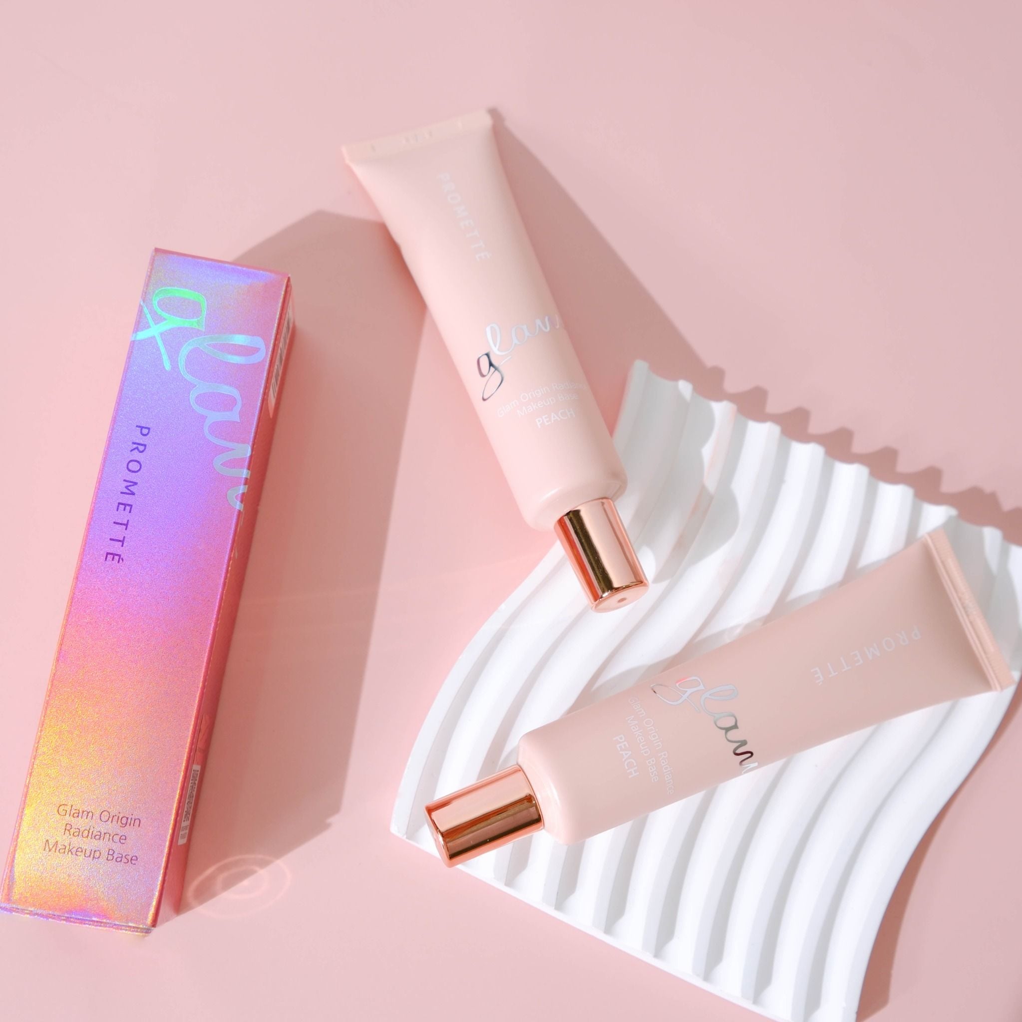 KEM LÓT GLAM ENOUGH PROMETTE GLAM ORIGIN RADIANCE MAKEUP BASE 30G - PEACH