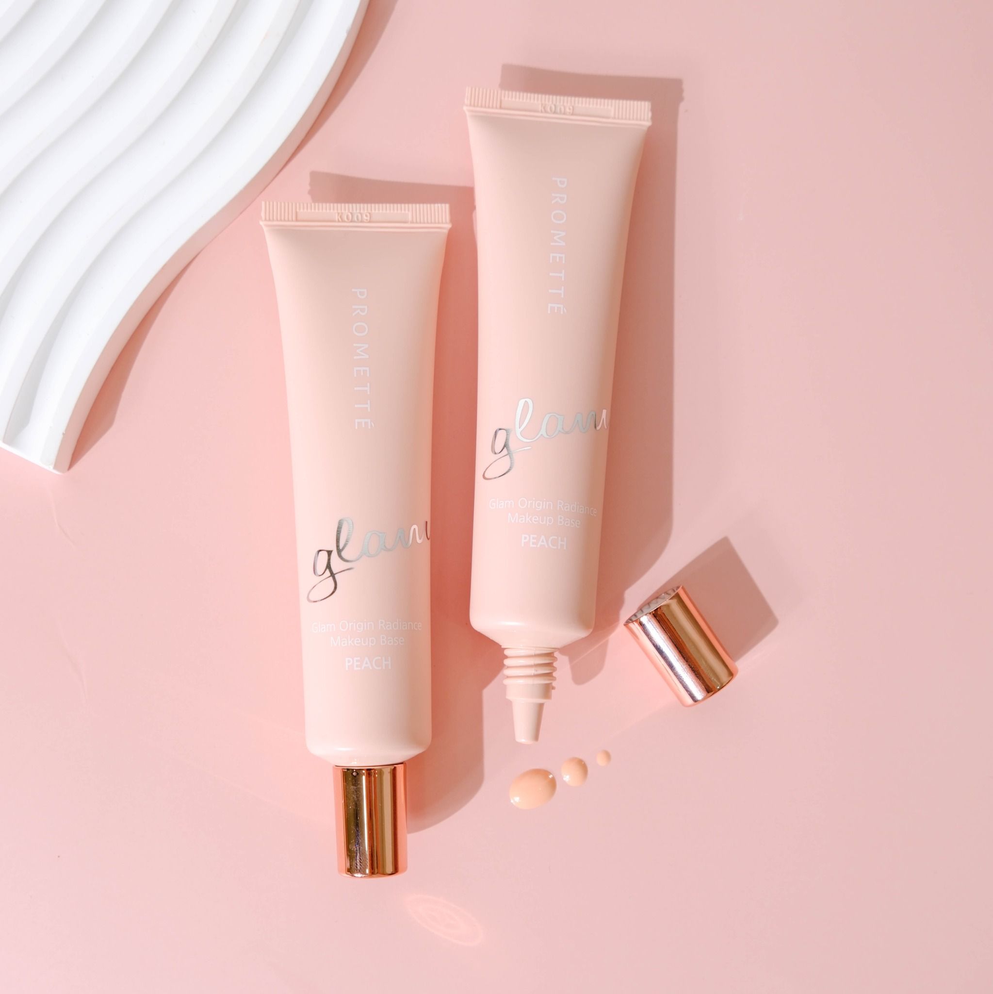 KEM LÓT GLAM ENOUGH PROMETTE GLAM ORIGIN RADIANCE MAKEUP BASE 30G - PEACH