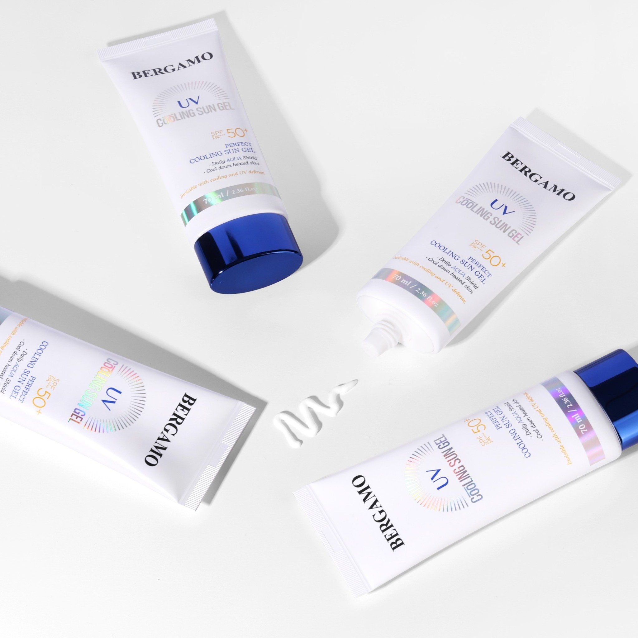 GEL CHỐNG NẮNG MÁT LẠNH BERGAMO PERFECT COOLING SUN GEL SPF50 70ML