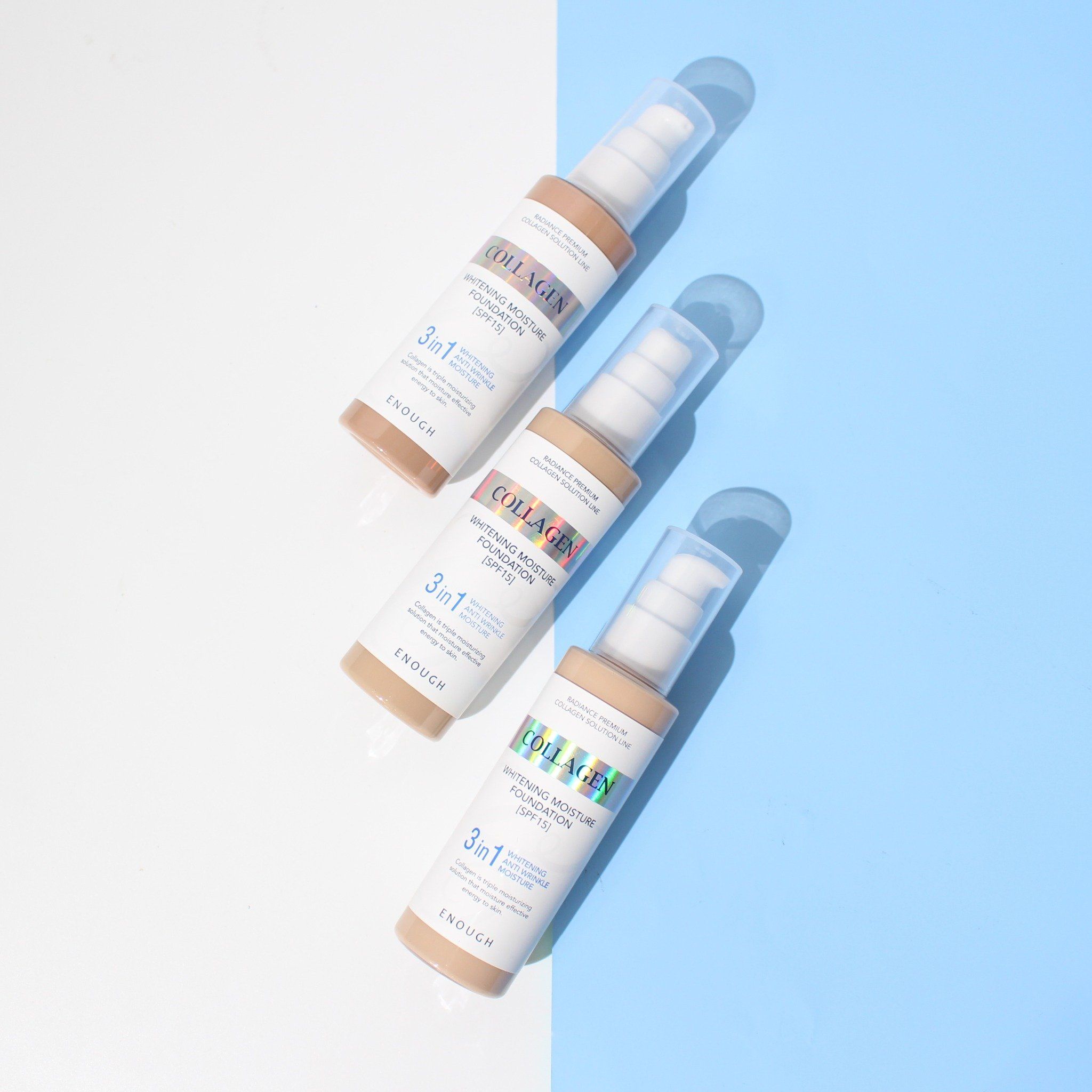 KEM NỀN COLLAGEN 3IN1 ENOUGH COLLAGEN 3IN1 FOUNDATION 100ML