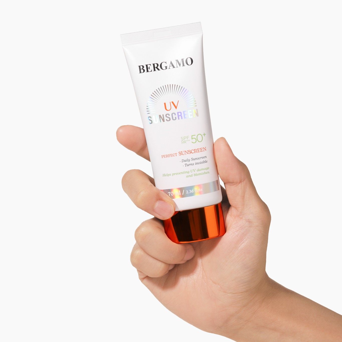 KEM CHỐNG NẮNG PHỔ RỘNG BERGAMO PERFECT SUNSCREEN SPF50 70ML