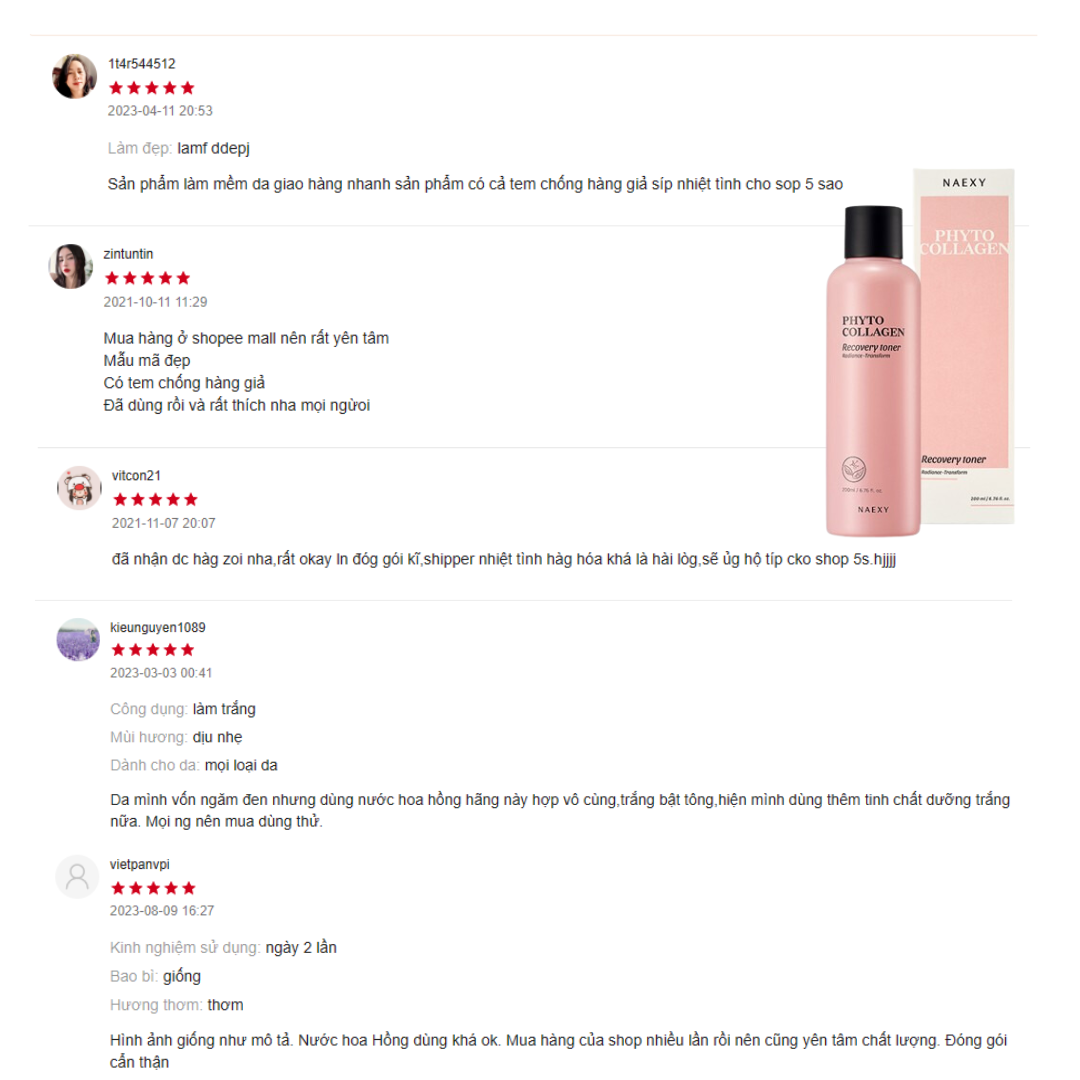 TONER COLLAGEN NAEXY PHYTO COLLAGEN RECOVERY TONER 200ML