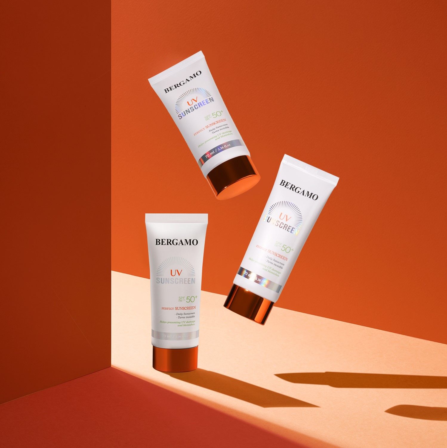 KEM CHỐNG NẮNG PHỔ RỘNG BERGAMO PERFECT SUNSCREEN SPF50 70ML