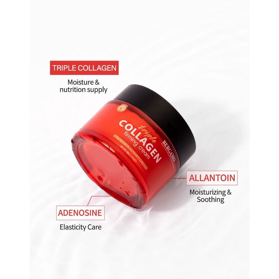 KEM DƯỠNG COLLAGEN SĂN CHẮC BERGAMO TRIPLE COLLAGEN FIRMING CREAM 50G