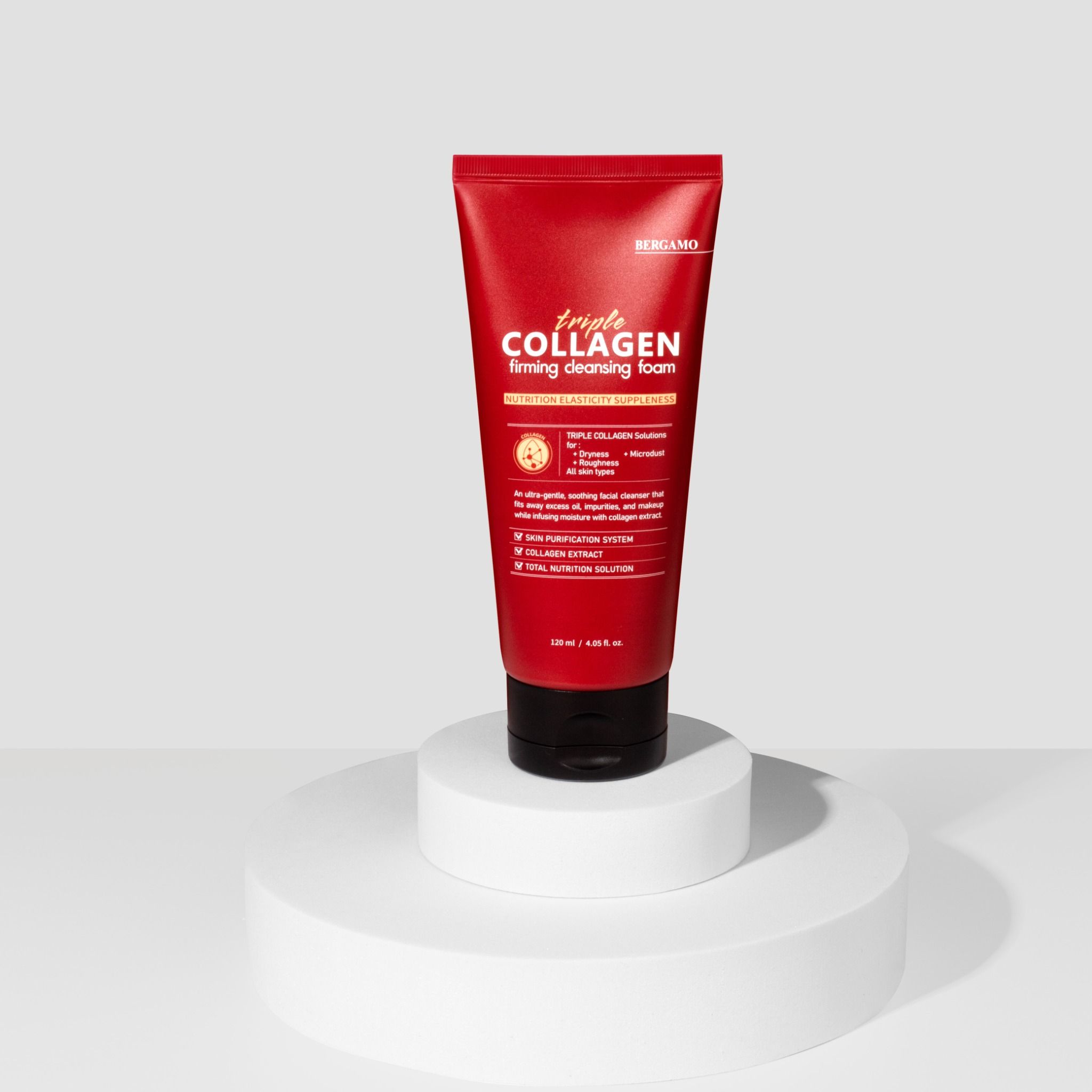 SỮA RỬA MẶT COLLAGEN SĂN CHẮC BERGAMO TRIPLE COLLAGEN FIRMING CLEANSING FOAM 120ML