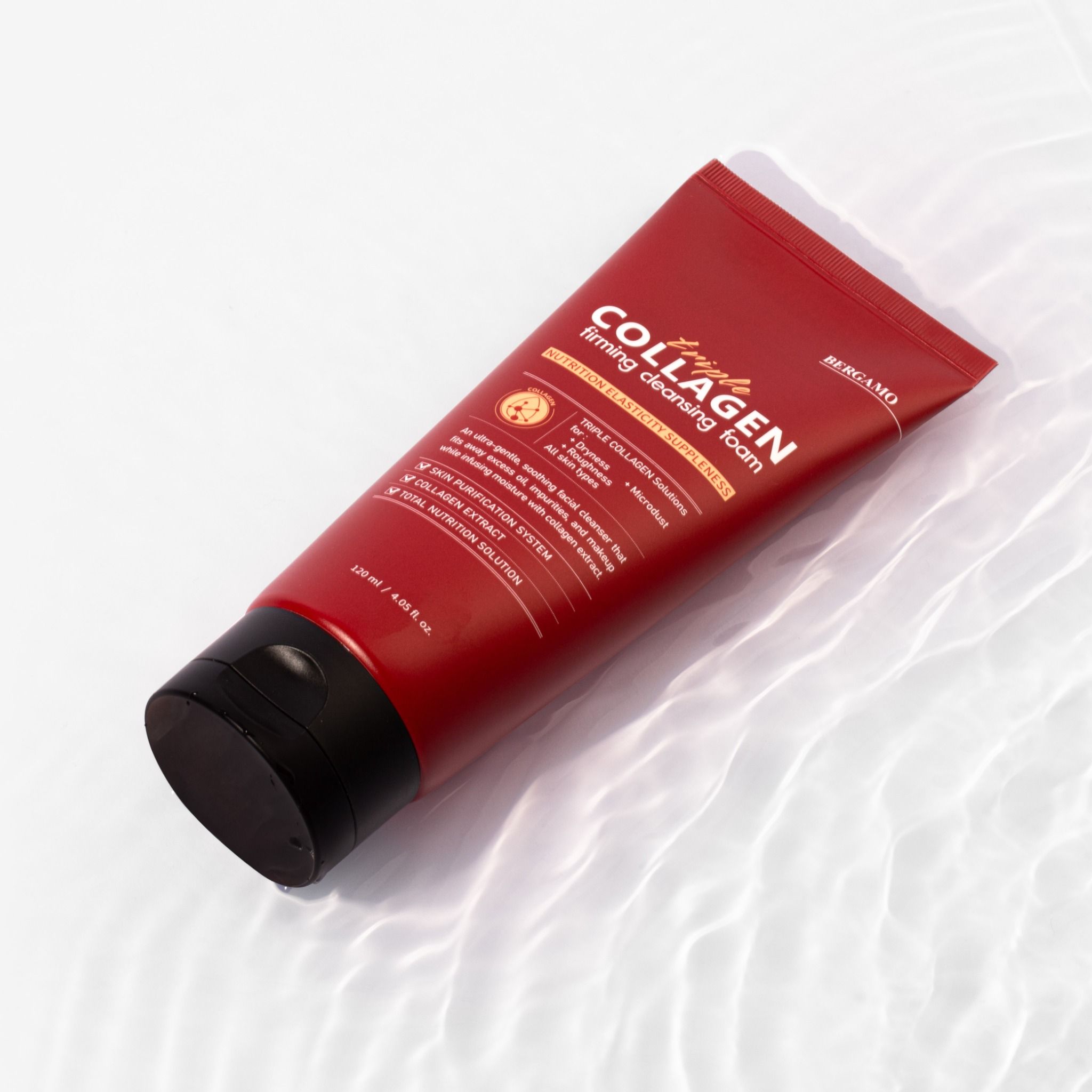 SỮA RỬA MẶT COLLAGEN SĂN CHẮC BERGAMO TRIPLE COLLAGEN FIRMING CLEANSING FOAM 120ML