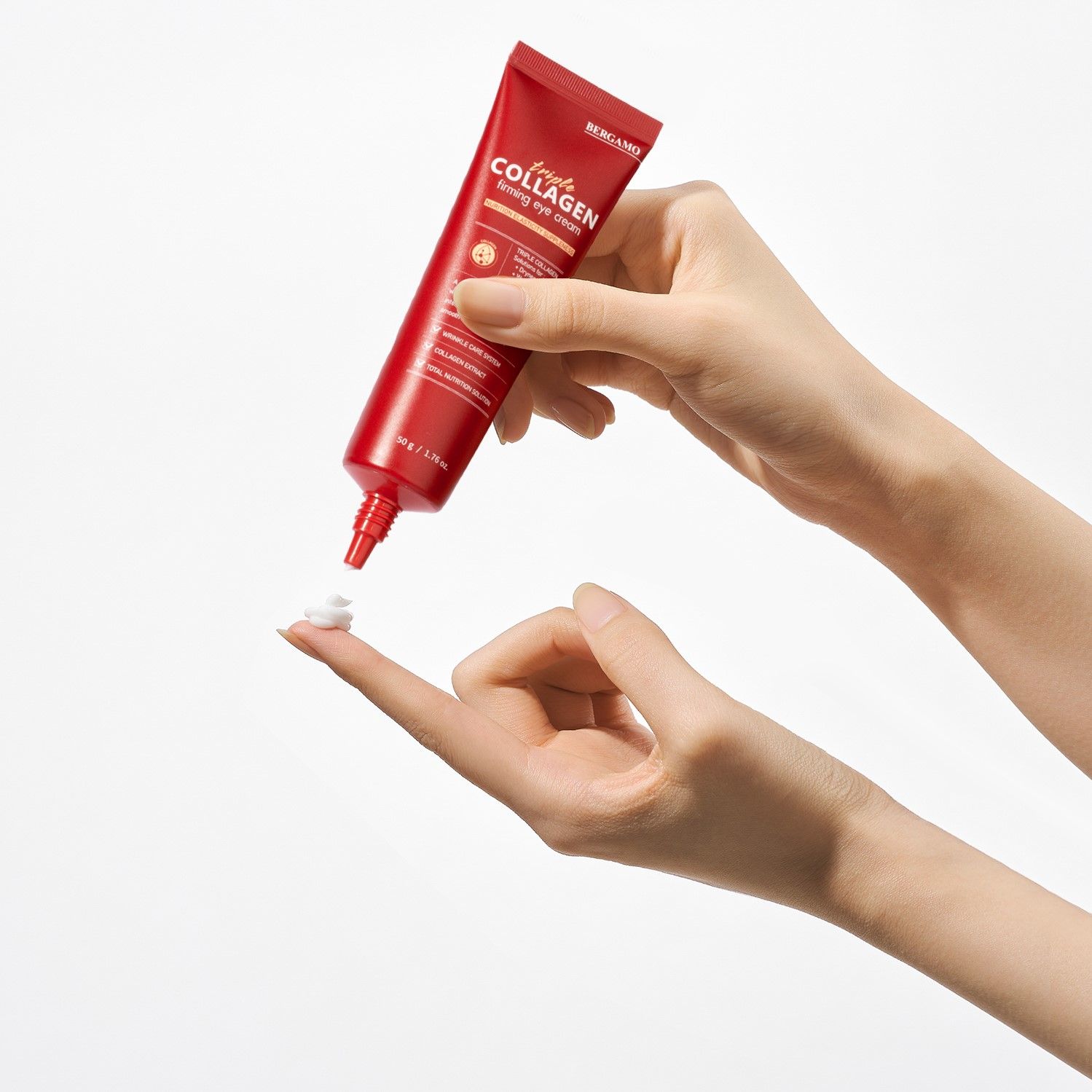 KEM DƯỠNG MẮT COLLAGEN SĂN CHẮC BERGAMO TRIPLE COLLAGEN FIRMING EYE CREAM 50G