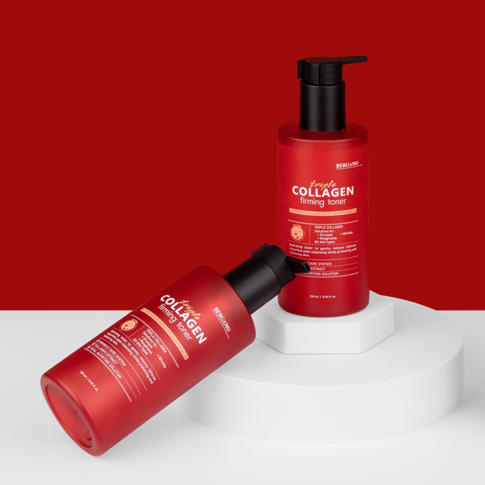 TONER COLLAGEN SĂN CHẮC BERGAMO TRIPLE COLLAGEN FIRMING TONER 250ML