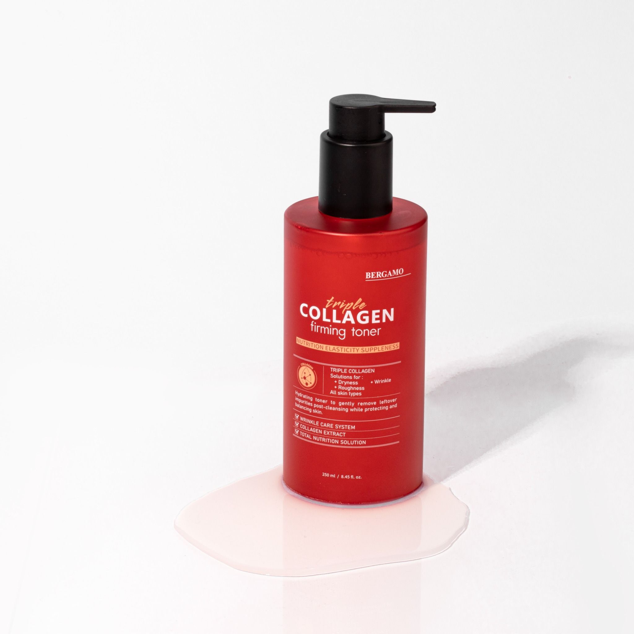 TONER COLLAGEN SĂN CHẮC BERGAMO TRIPLE COLLAGEN FIRMING TONER 250ML