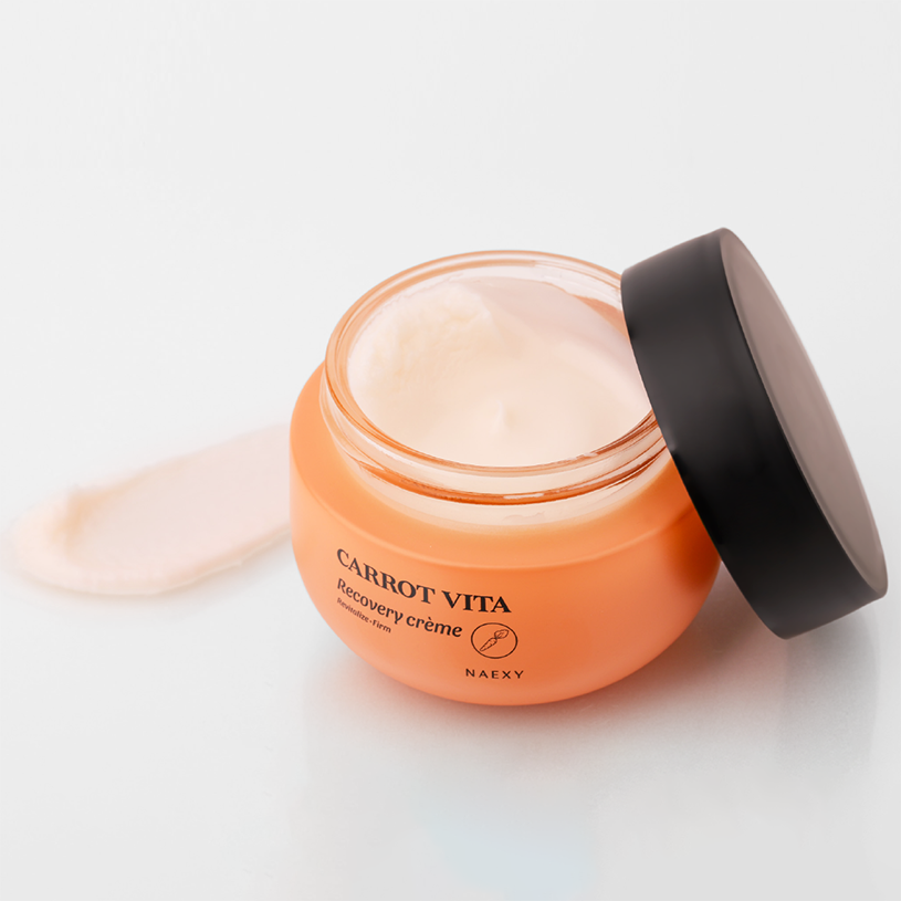 KEM DƯỠNG HỖ TRỢ PHỤC HỒI CÀ RỐT TRẮNG DA MỜ NÁM NAEXY CARROT VITA RECOVERY CREAM 50G