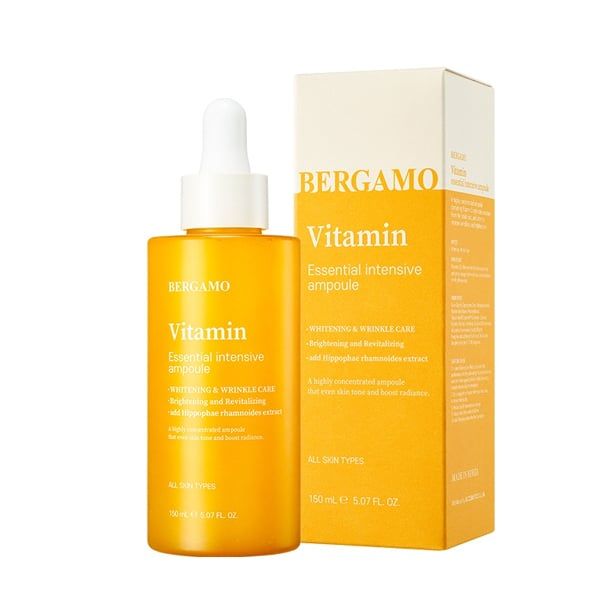 SERUM VITAMIN SÁNG DA BERGAMO VITAMIN ESSENTIAL INTENSIVE AMPOULE 150ML