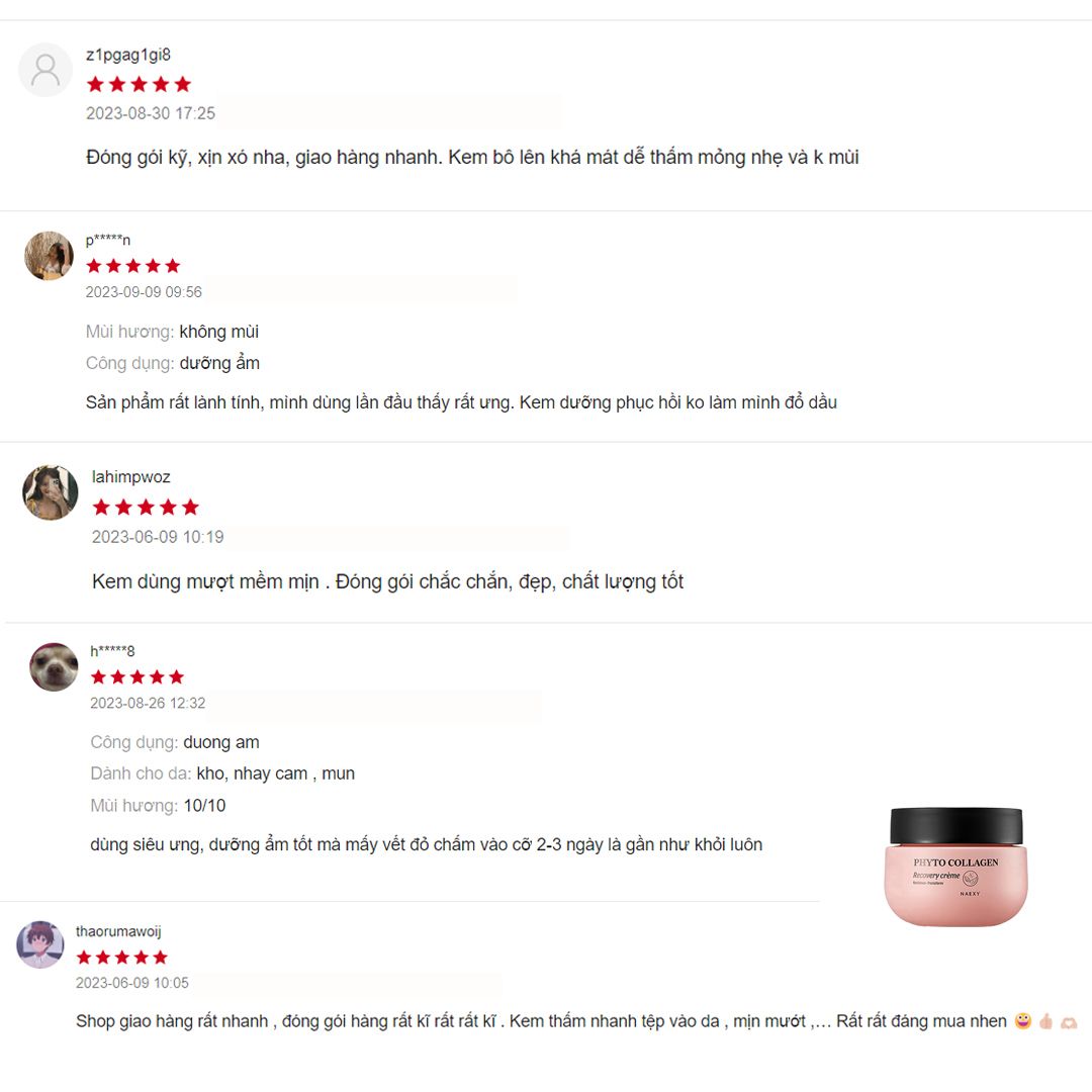 KEM DƯỠNG HỖ TRỢ PHỤC HỒI COLLAGEN NAEXY PHYTO COLLAGEN RECOVERY CREAM 50G