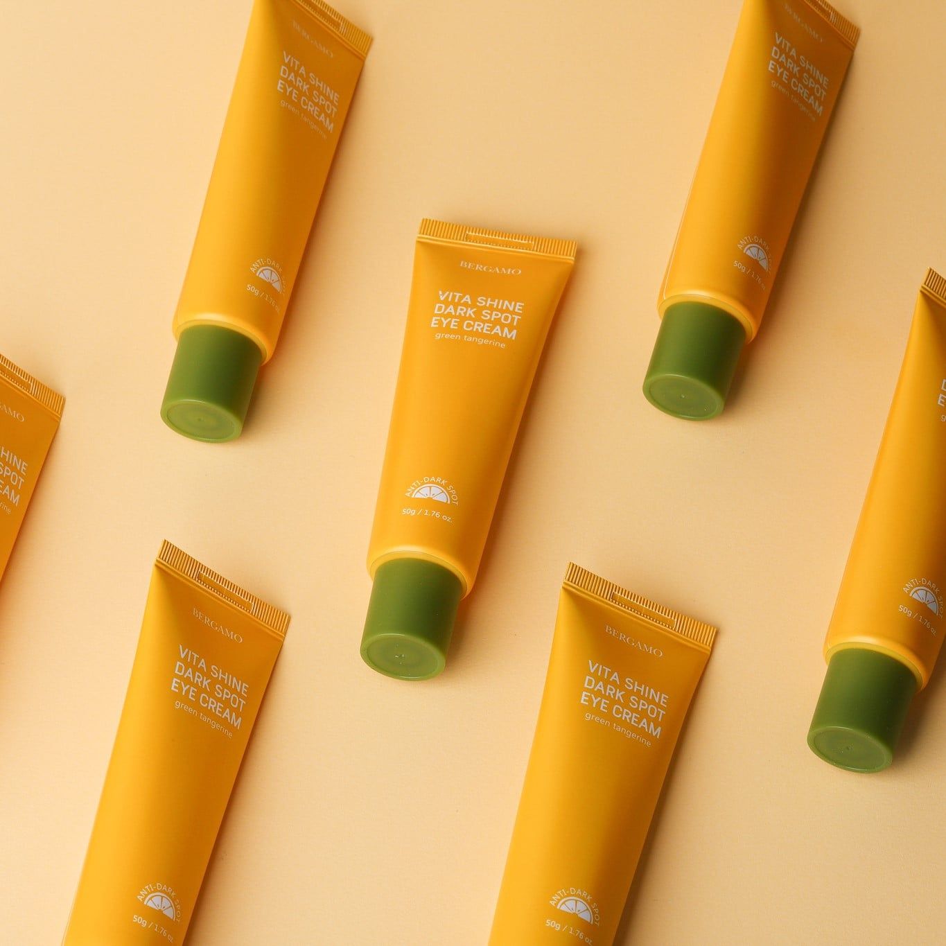 KEM DƯỠNG MẮT QUÝT XANH BERGAMO GREEN TANGERINE VITA SHINE DARK SPOT EYE CREAM 50G (TẶNG TUÝP 10ML)