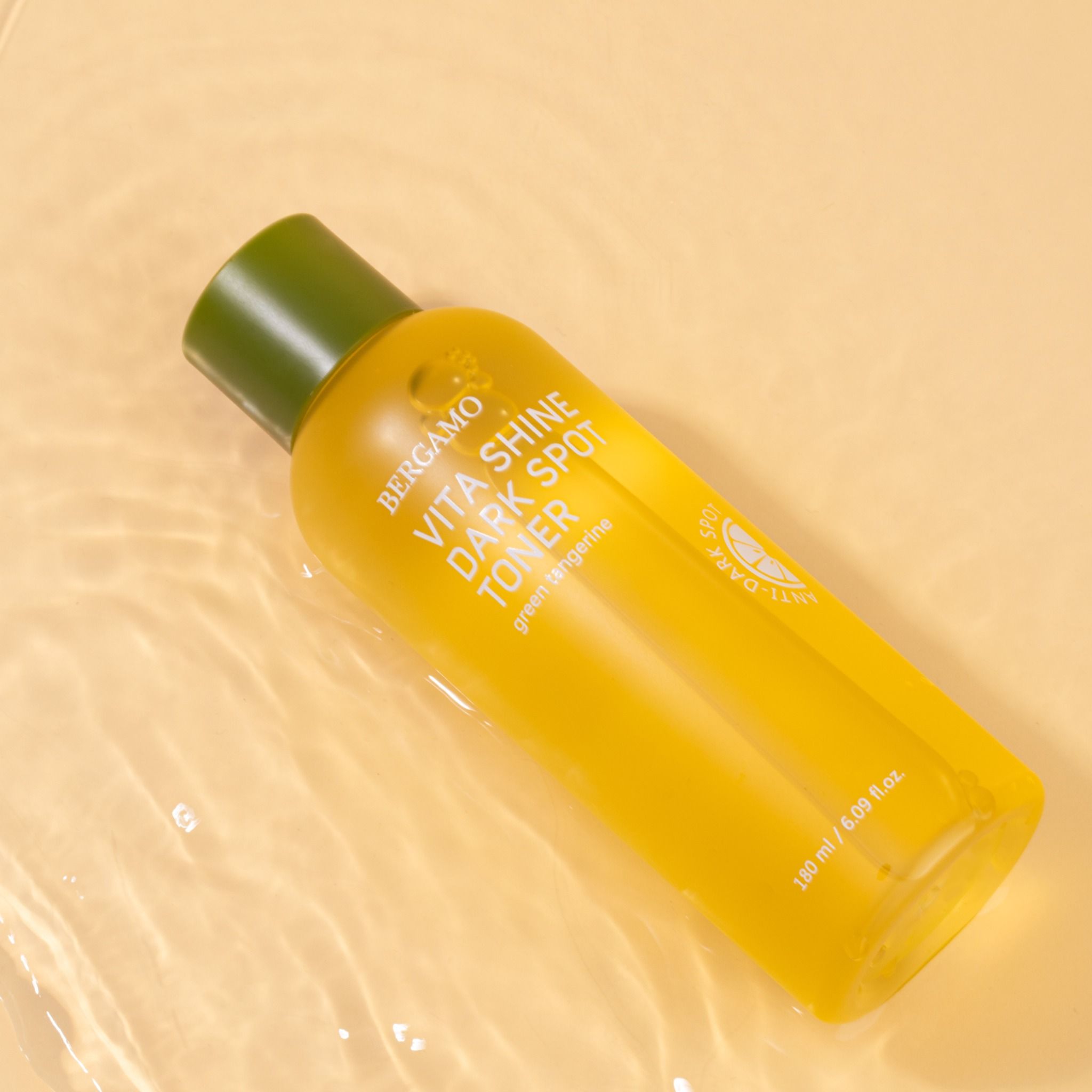 TONER QUÝT XANH SÁNG DA MỜ THÂM NÁM BERGAMO GREEN TANGERINE VITA SHINE DARK SPOT TONER 180ML