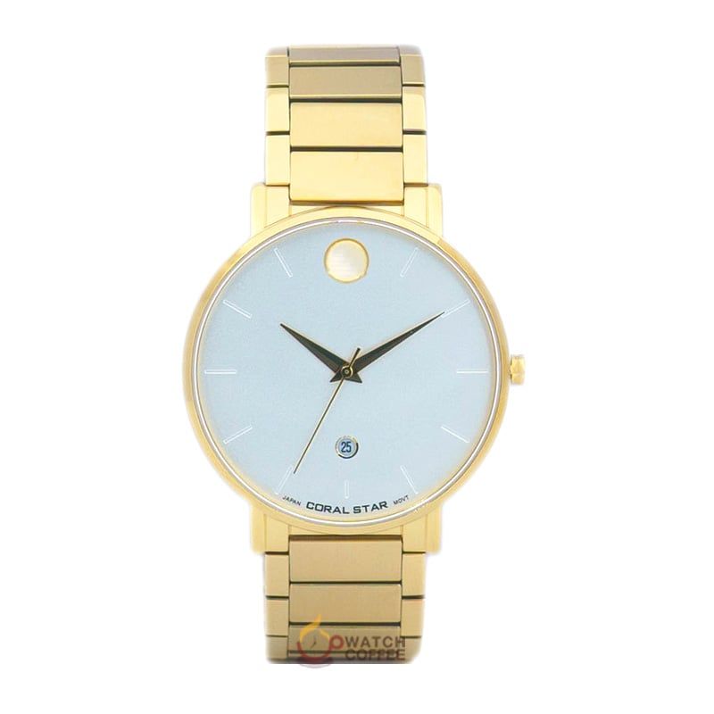 Đồng Hồ Nam Dây Thép Coral Star 1232SA Sapphire Bảo Hành Chính Hãng