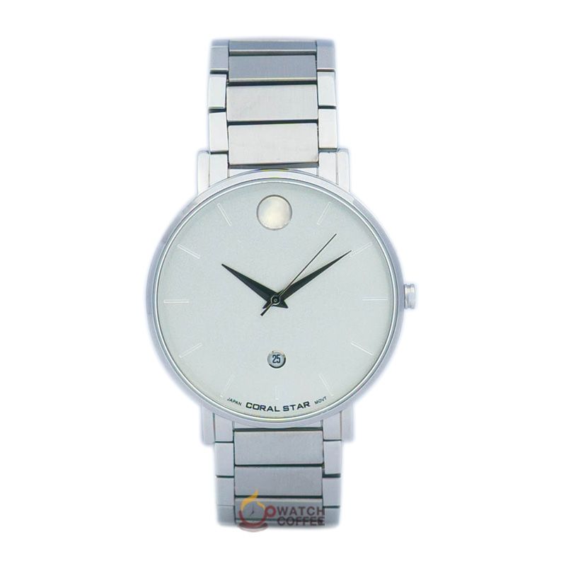 Đồng Hồ Nam Dây Thép Coral Star 1232SA Sapphire Bảo Hành Chính Hãng