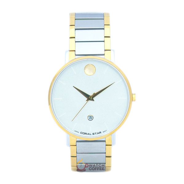 Đồng Hồ Nam Dây Thép Coral Star 1232SA Sapphire Bảo Hành Chính Hãng