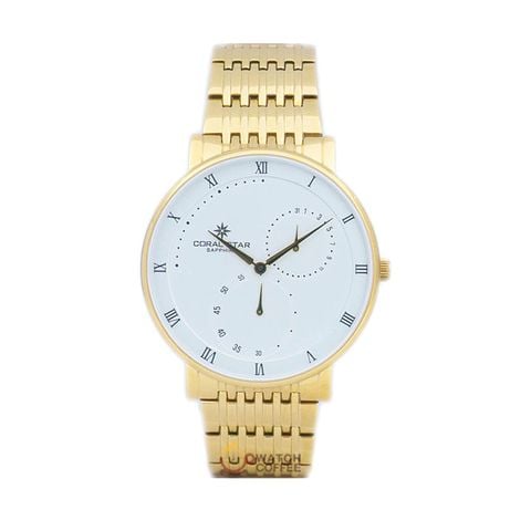 Đồng Hồ Nam 4 kim Coral Star 1243SB Sapphire Chính Hãng Nhật Bản