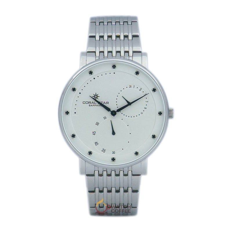 Đồng Hồ Nam 4 kim Coral Star 1243SB Sapphire Chính Hãng Nhật Bản