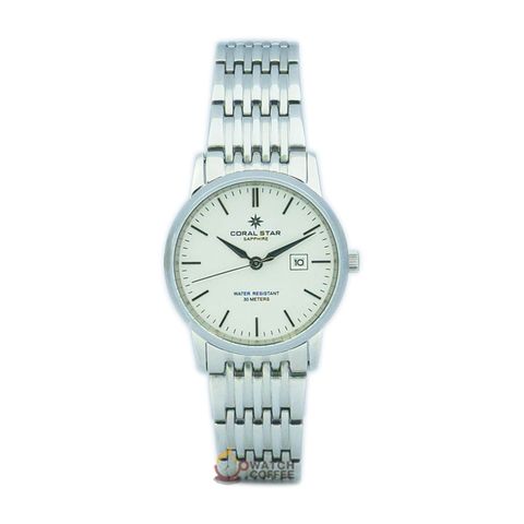 Đồng Hồ Nữ Dây Thép Coral Star 2218SA Sapphire Bảo Hành Chính Hãng