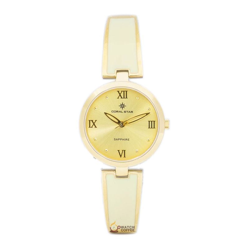 Đồng Hồ Nữ Đẹp Dây Lắc Coral Star 9023SA Sapphire Chính Hãng