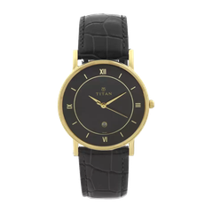 Đồng Hồ Nam Dây Da Titan 9162YL02 Bảo Hành Chính Hãng