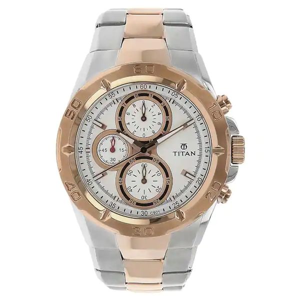 Đồng Hồ Chronograph Nam Titan 9308KM01 Bảo Hành Chính Hãng