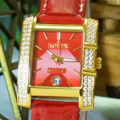 Đồng Hồ Nữ Dây Da Aolix AL-1059L Sapphire Mặt Chữ Nhật