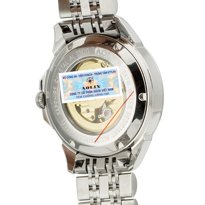 Đồng Hồ Cơ Aolix AL-3042G Nam Lộ Máy Chính Hãng