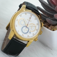 Đồng Hồ Chronograph Nam Aolix AL-7049G Sapphire Dây Da Bảo Hành 5 Năm