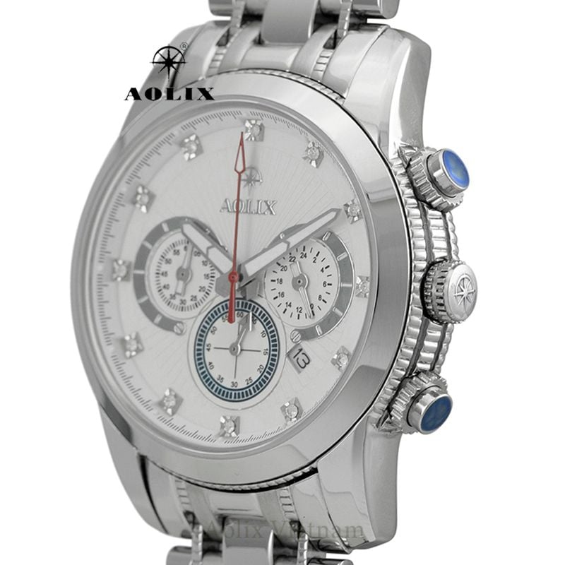 Đồng Hồ Chronograph Nam Aolix AL-7049G Sapphire Bảo Hành Chính Hãng 5 Năm